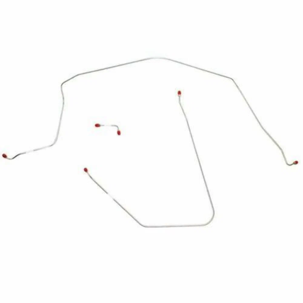 1965 Chevrolet Corvette Front Brake Line Kit 3 Piece Power Brakes - VKT6502SS